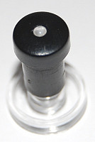 Button 4TR-2214#1 black part only w/hole picture